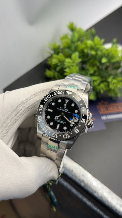 Silver with Black dial🔥