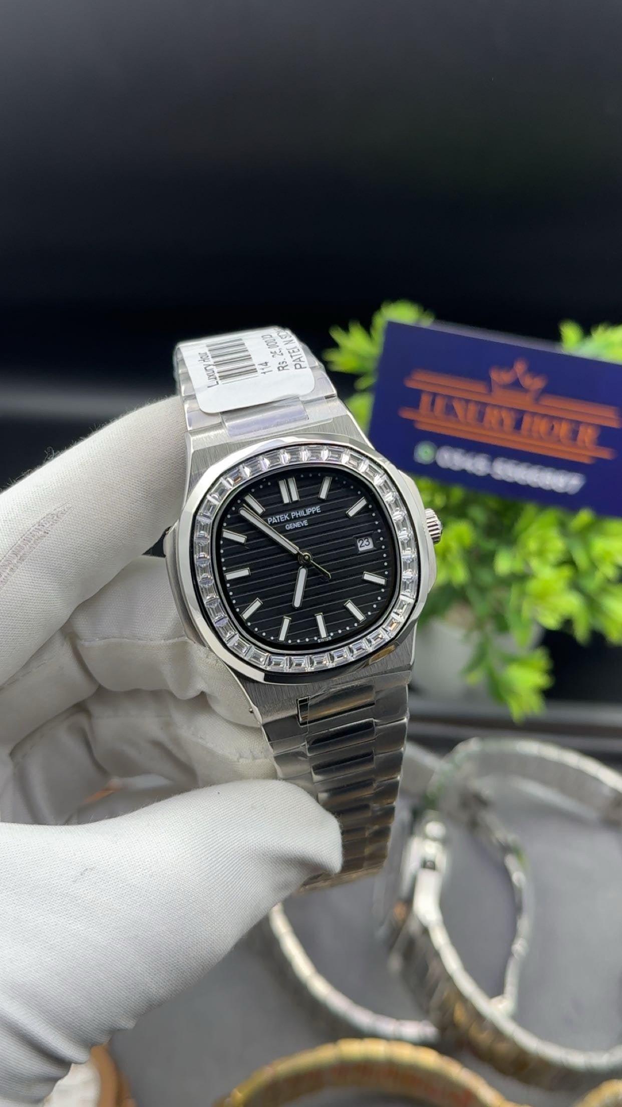 Silver with black dial(zarcon bezel)