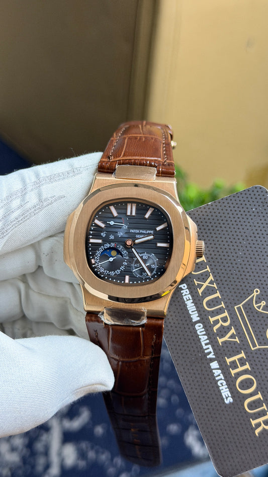 Rose Gold with Grey Dial.