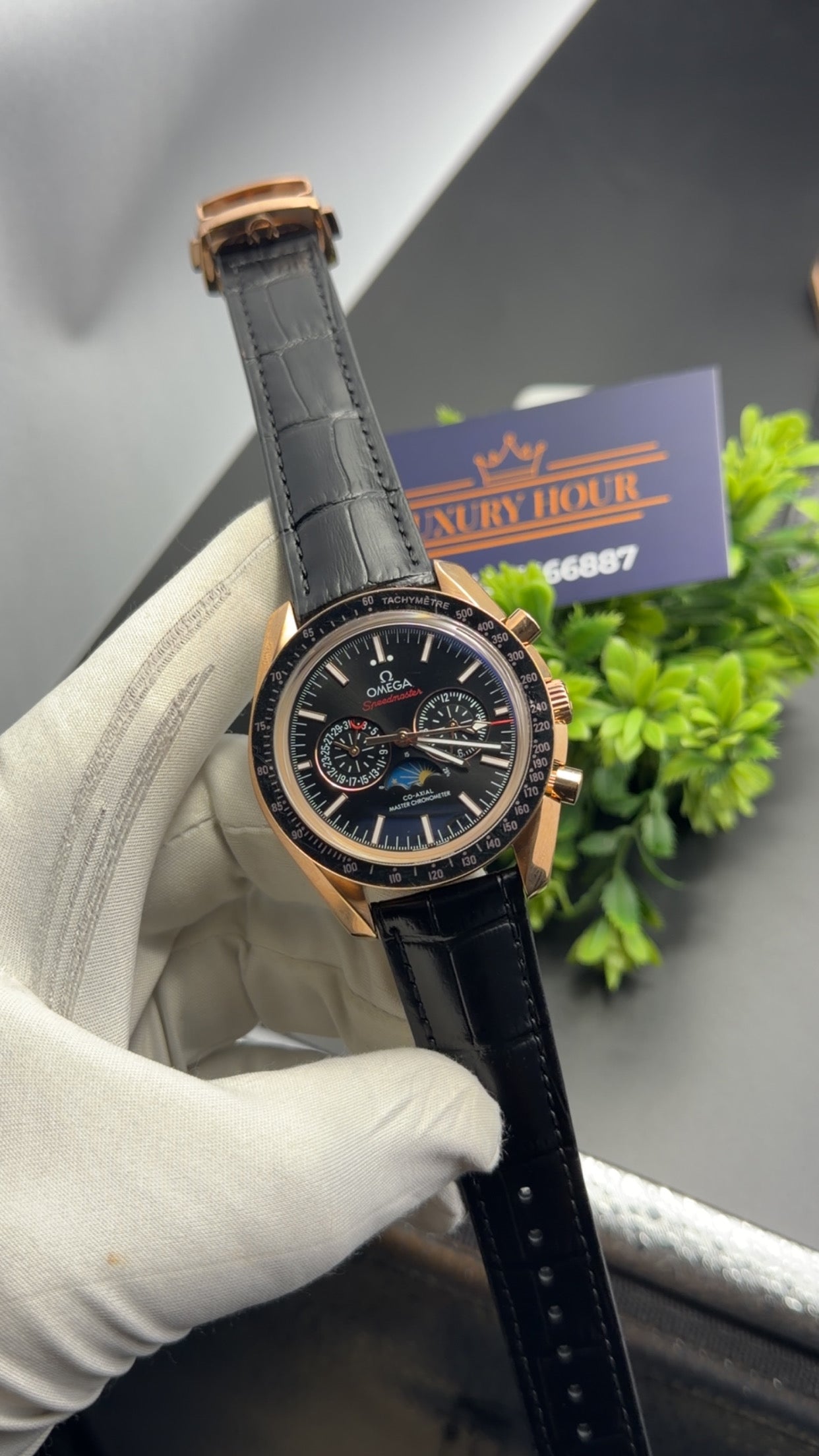 Rose Gold with black dial 🔥