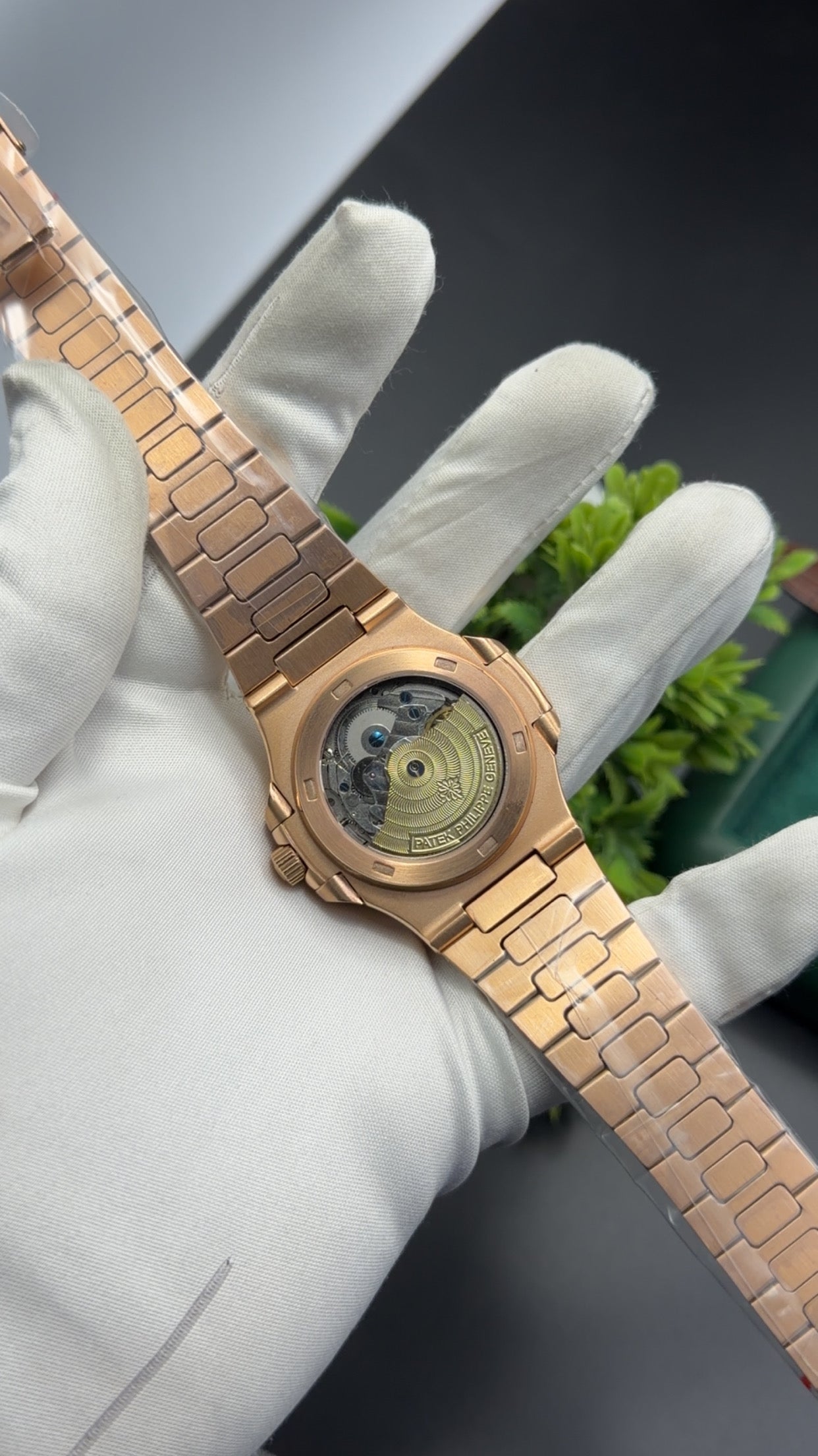 Rose Gold with blue dial🔥