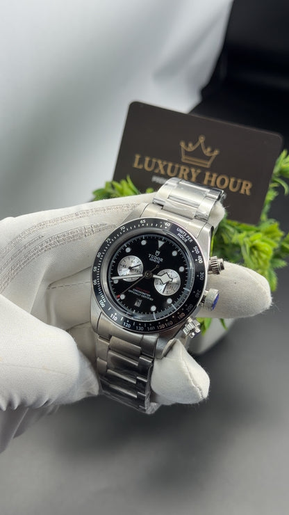 Silver with Black dial🔥