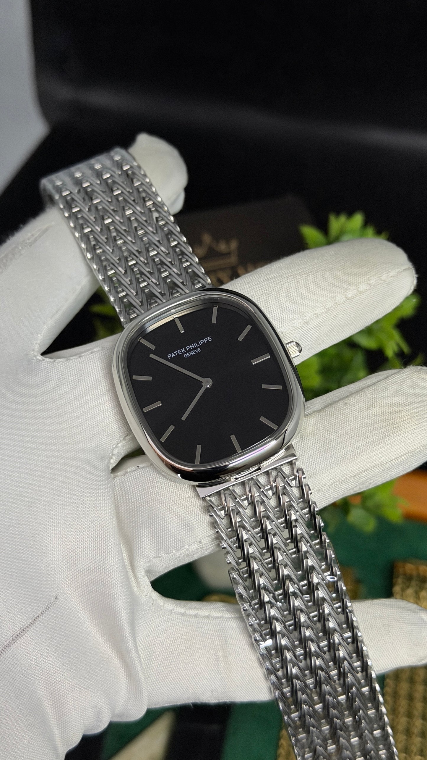 Silver with Black Dial (M NO:201)