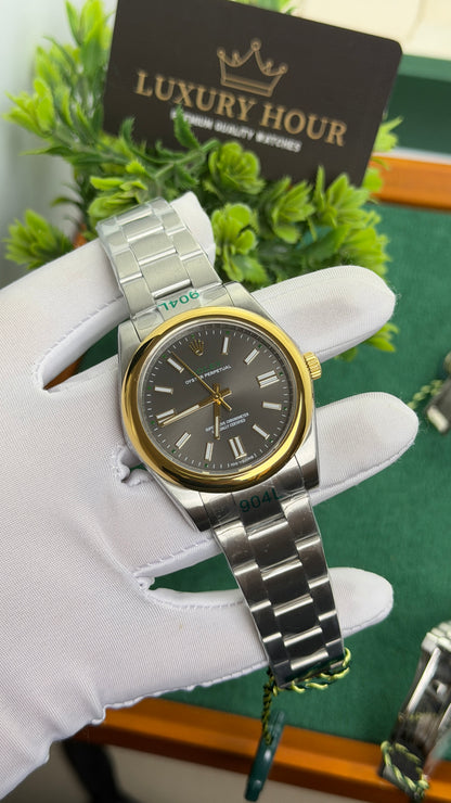 Silver with Grey Dial.