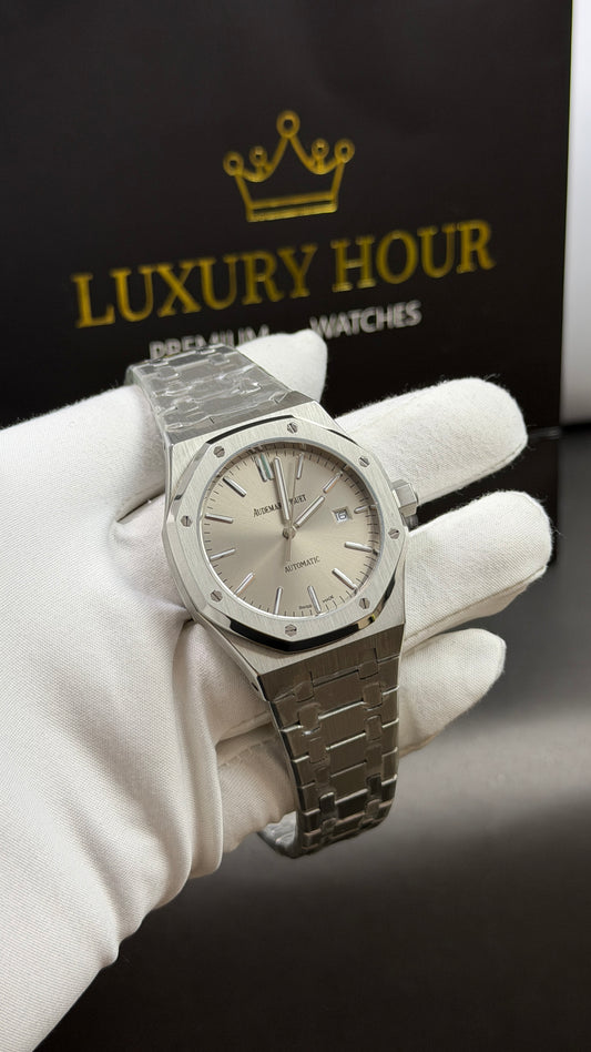 Silver with Grey Dial.