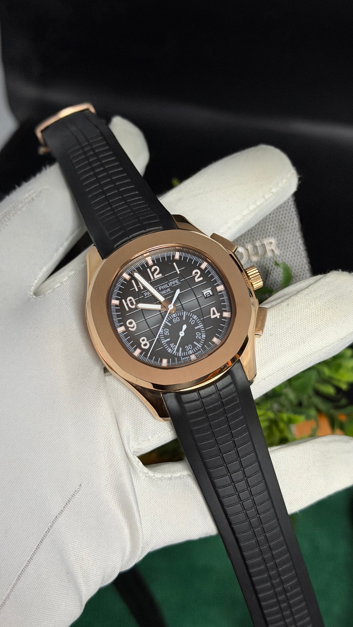 Rose Gold with Grey Dial