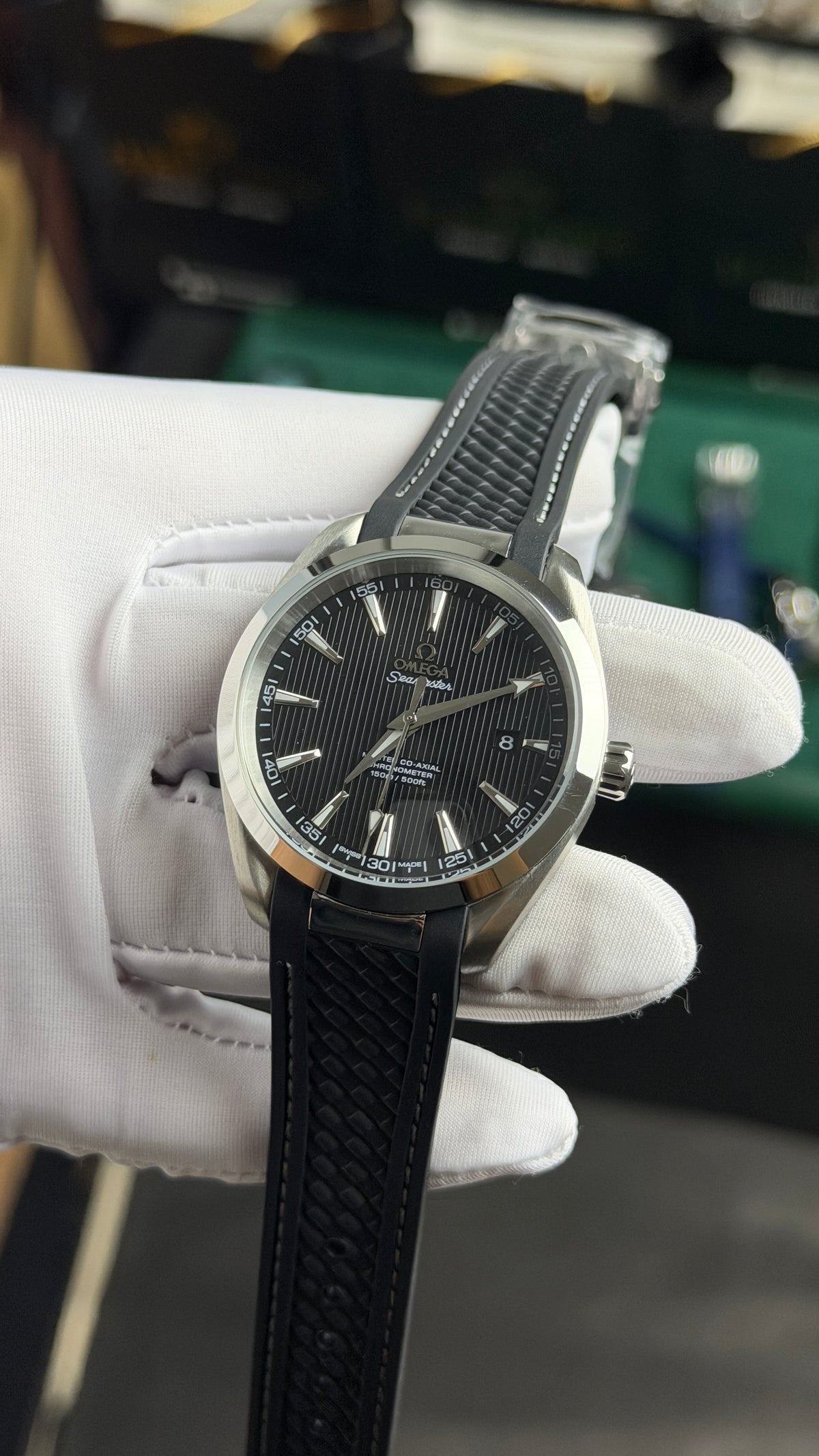 Silver with Black Dial.
