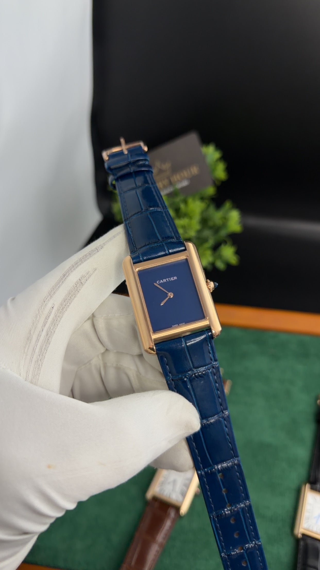 Rose Gold with Blue Dial (M No:183)