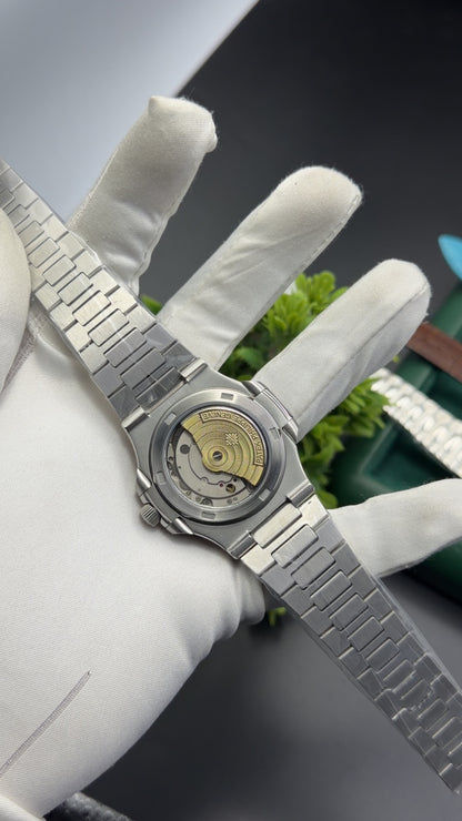 Silver with black dial🔥