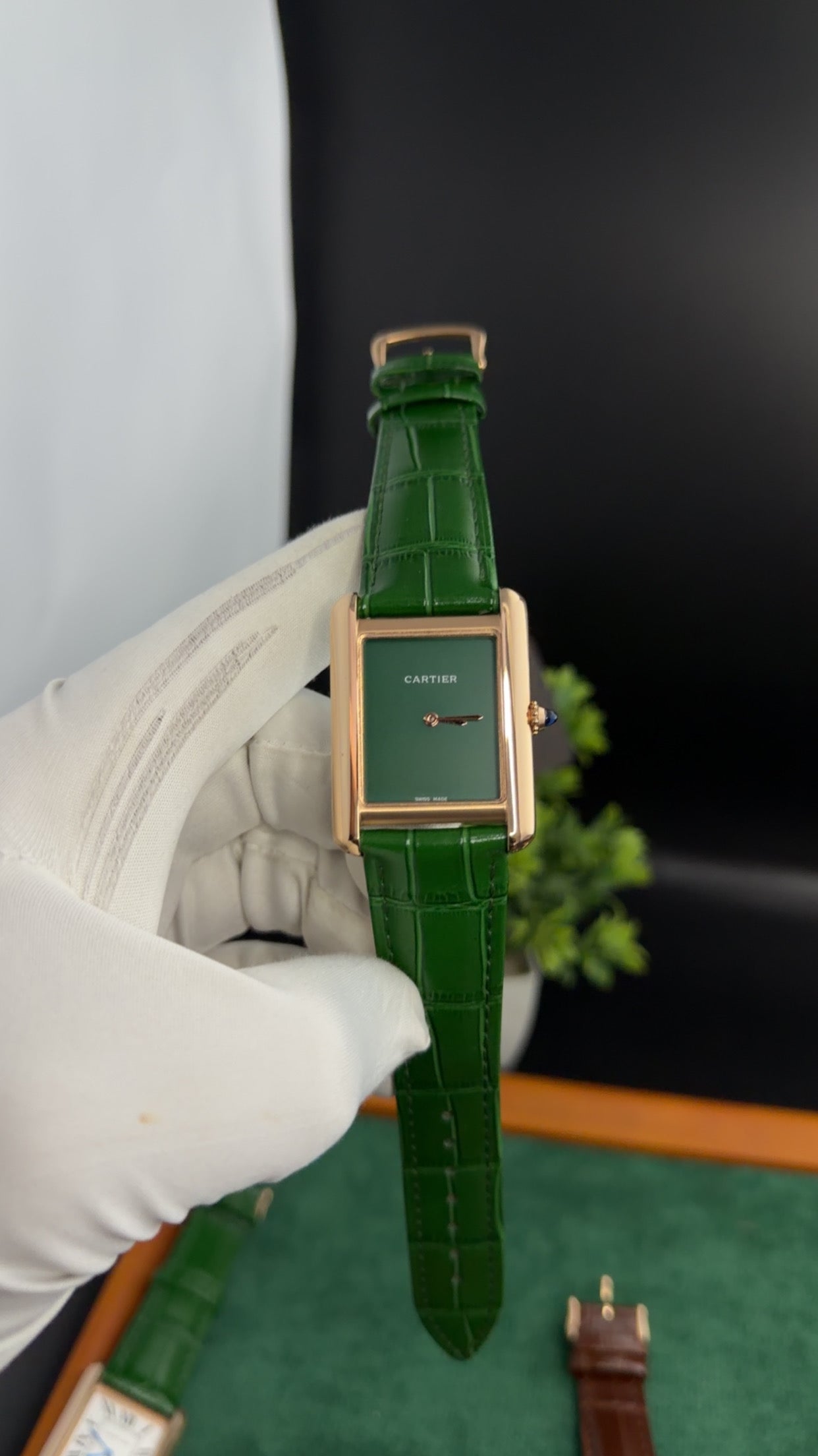 Rose Gold with Green Dial (M No:183)