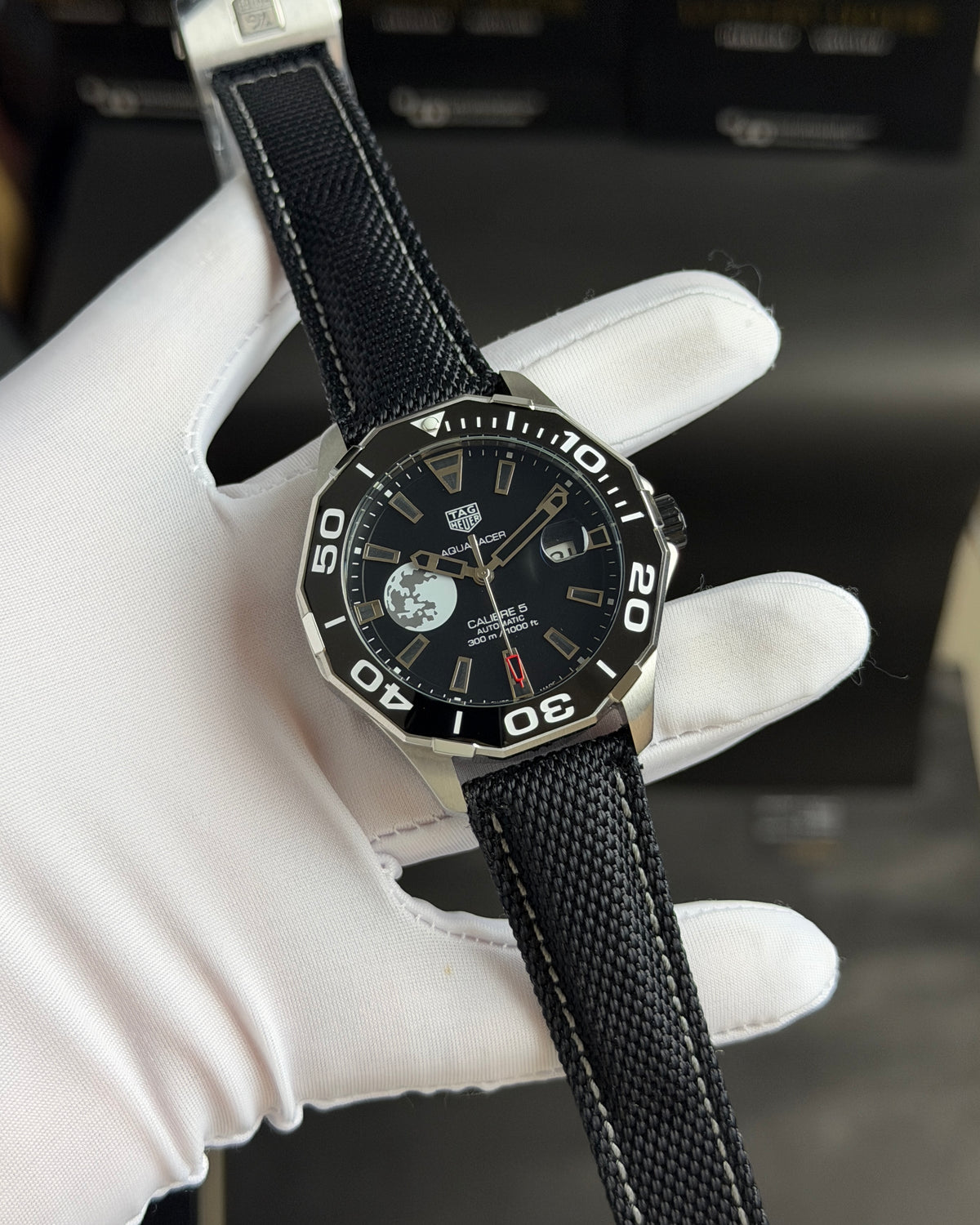 Silver with Black Dial.