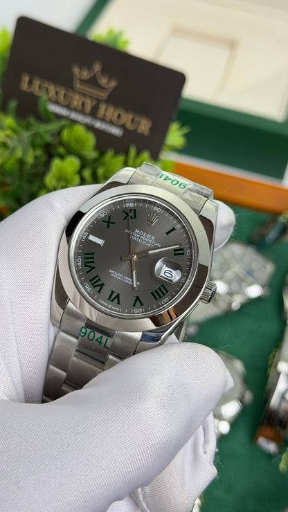Silver with Grey Dial.