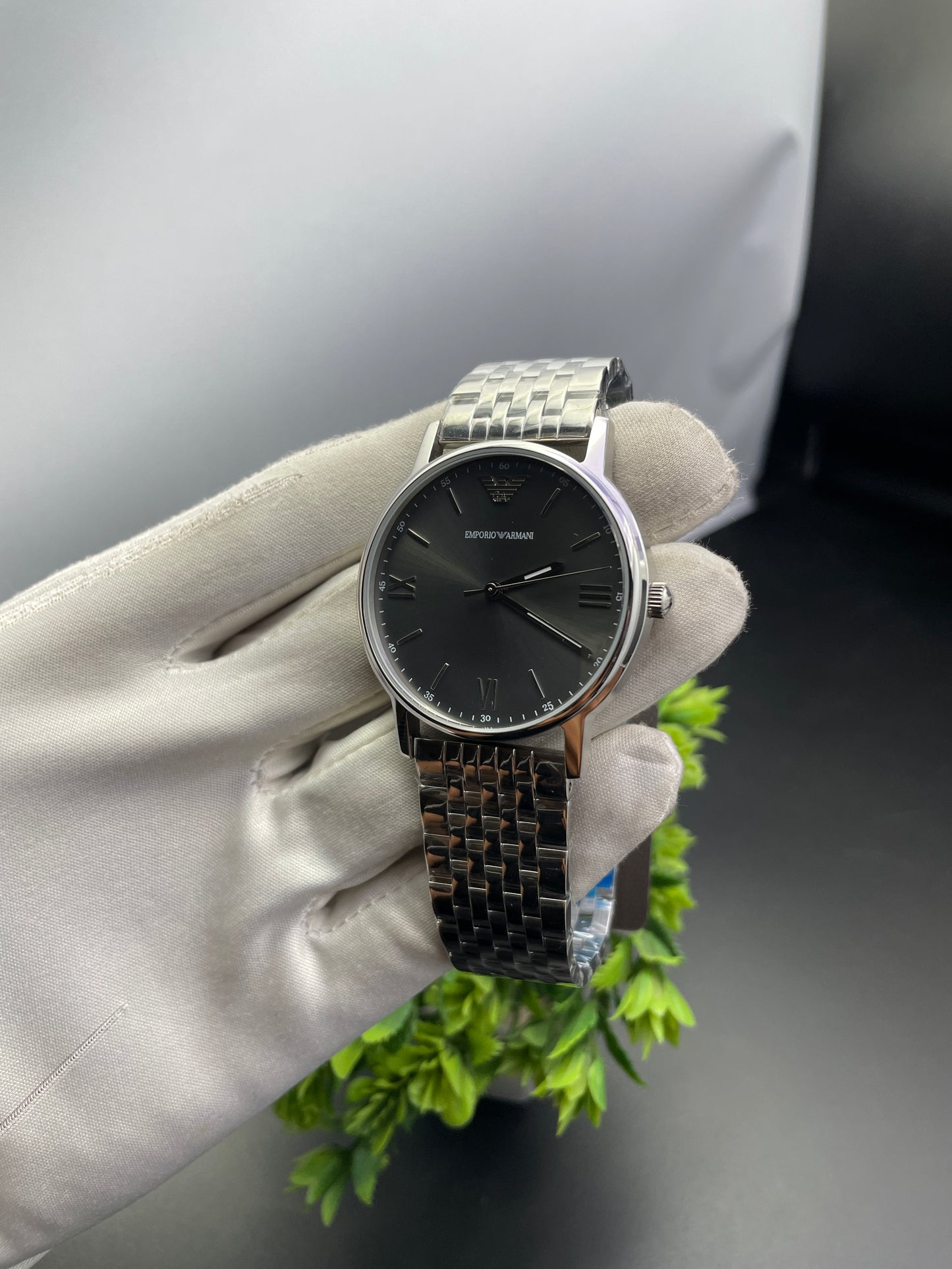Silver with Black dial🔥
