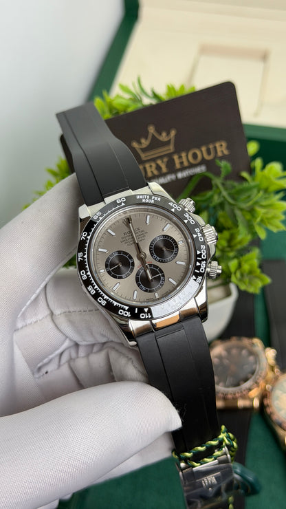 Silver with Grey Dial.