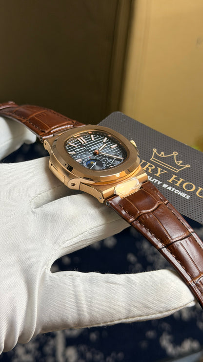 Rose Gold with Grey Dial.