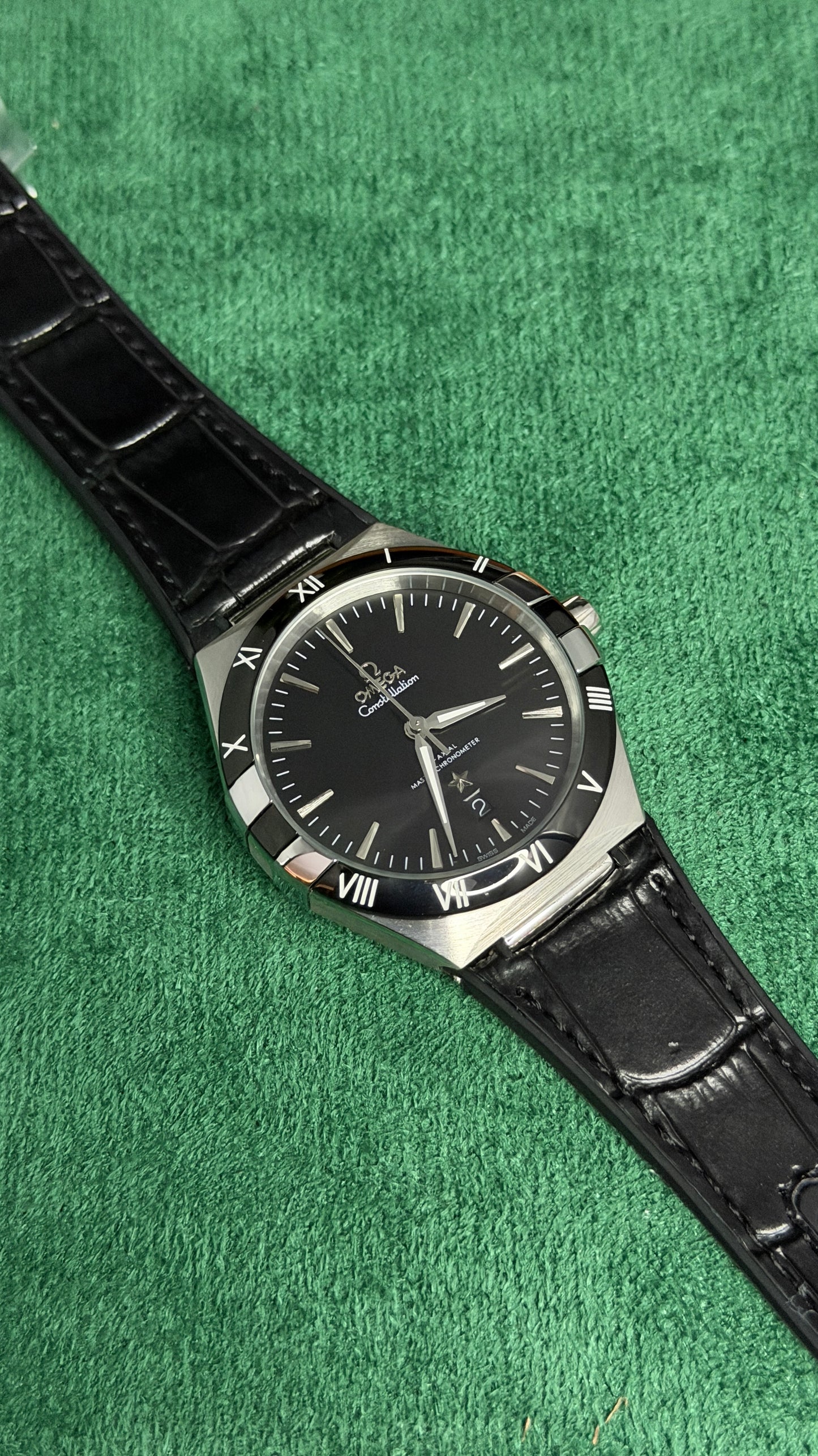 Silver with Black Dial (M NO:136)