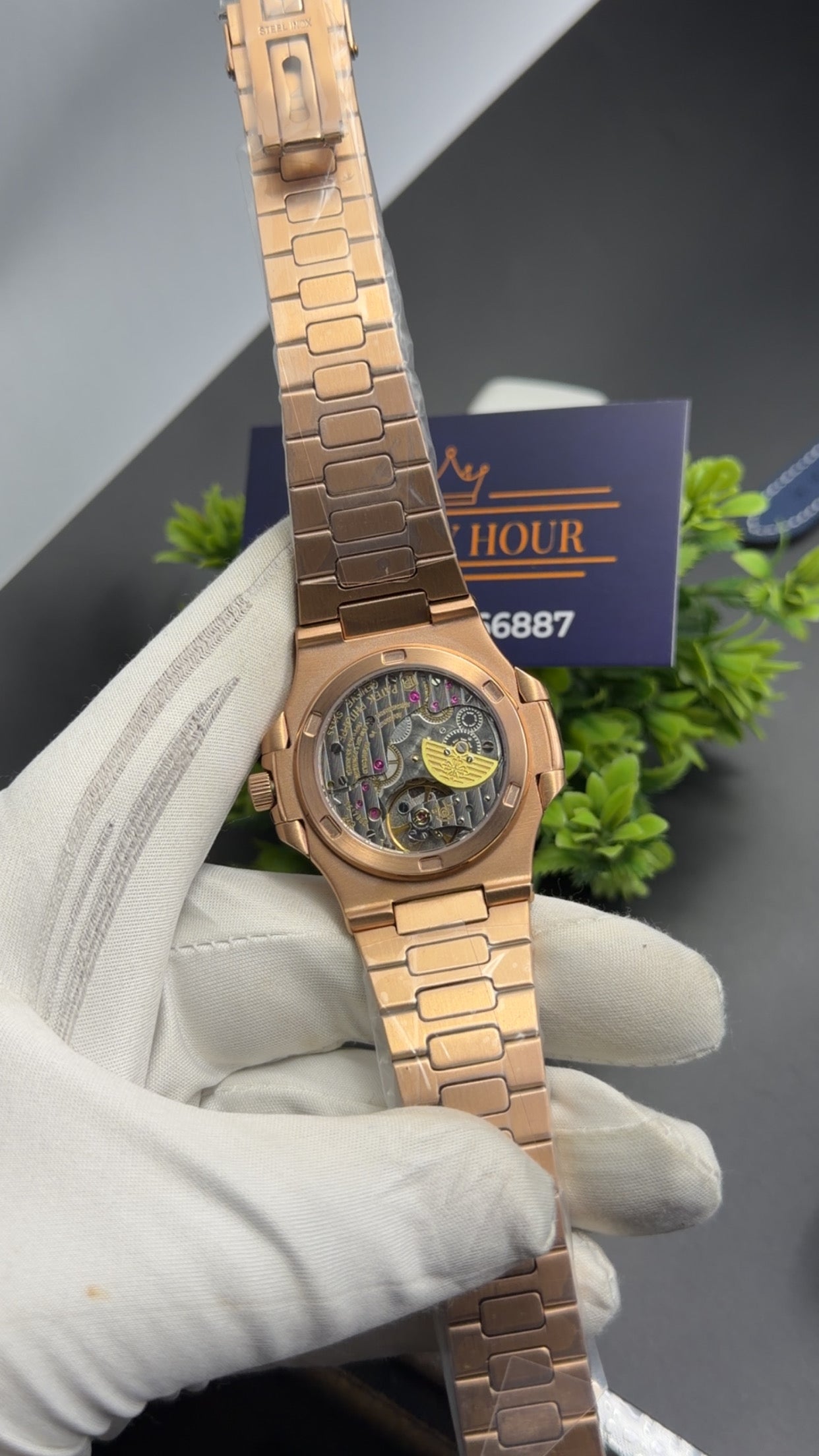 Rose Gold with chocolate dial🔥