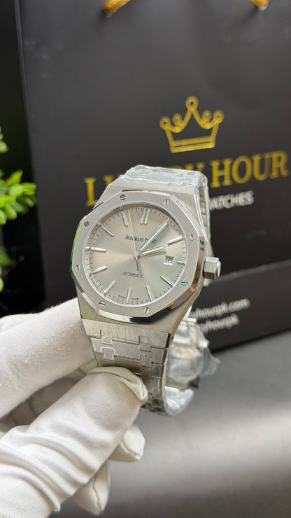 Silver with Grey Dial.