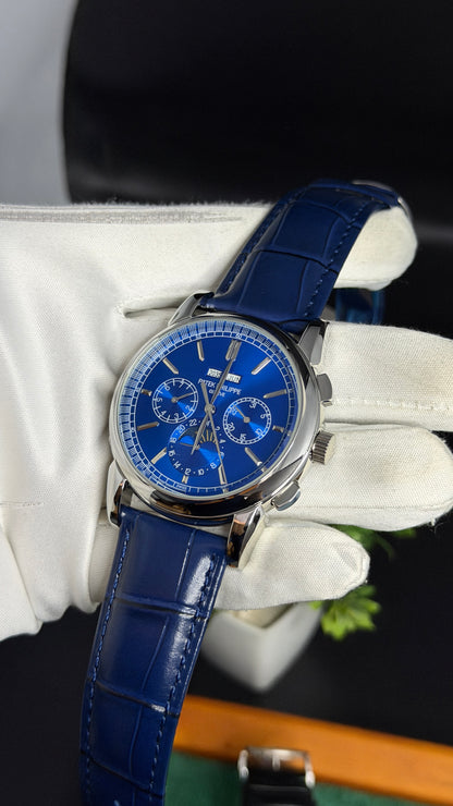 Silver with Blue Dial🔥
