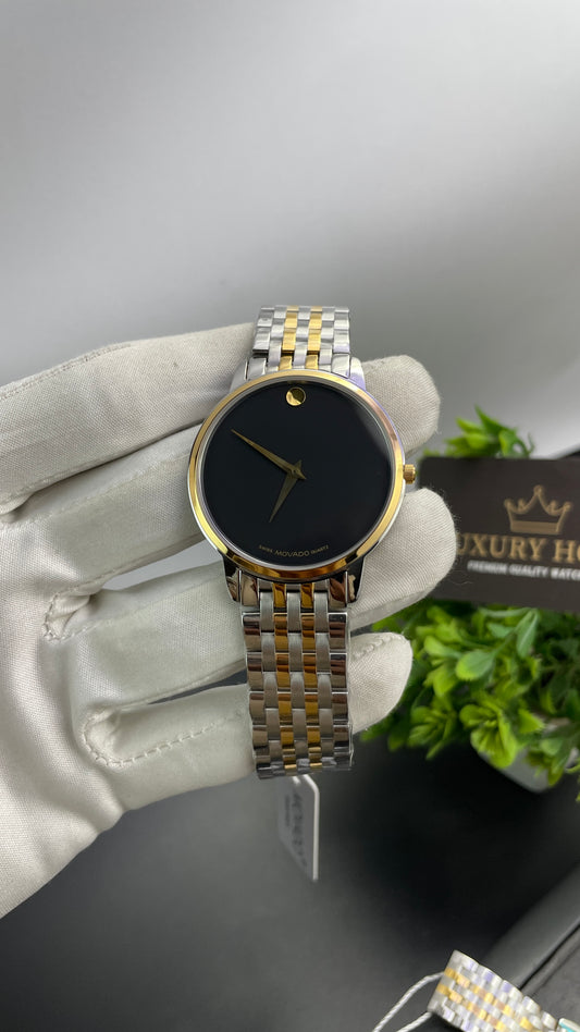 Yellow Gold Two Tone with Black Dial🔥