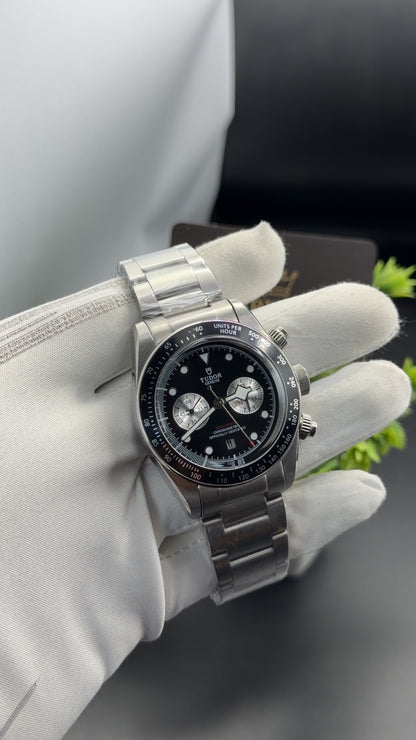 Silver with Black dial🔥