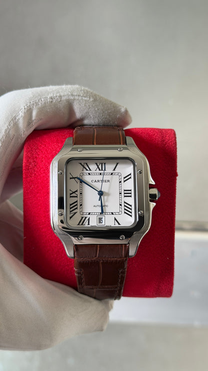 Silver with White Dial🔥