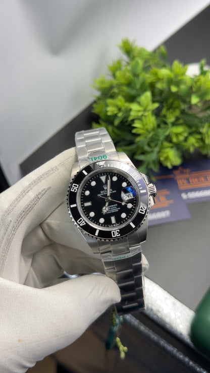 Silver with Black dial🔥