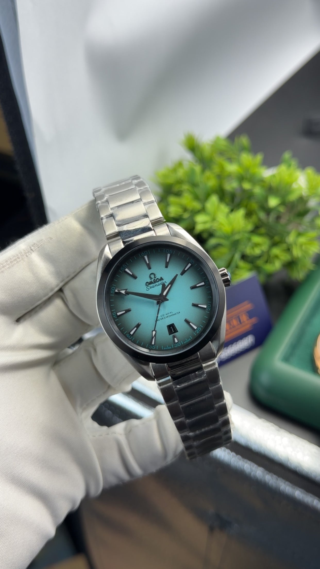 Silver with tiffany dial🔥