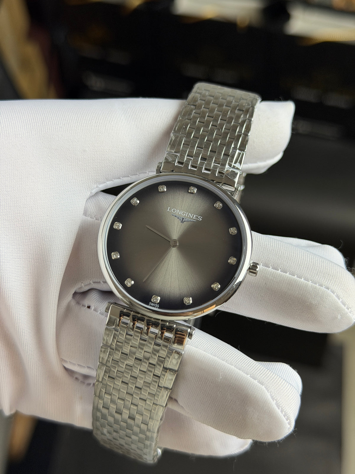 Silver with Grey Dial.