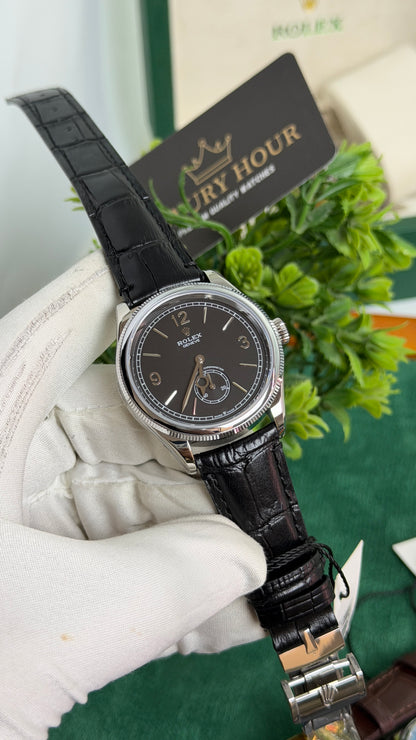 Silver with Black Dial🔥