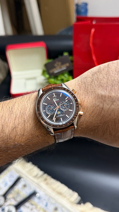 Silver with Chocolate Dial.