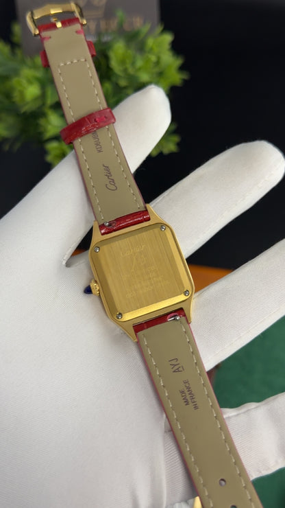 Yellow Gold with Red Strap (M No:183)
