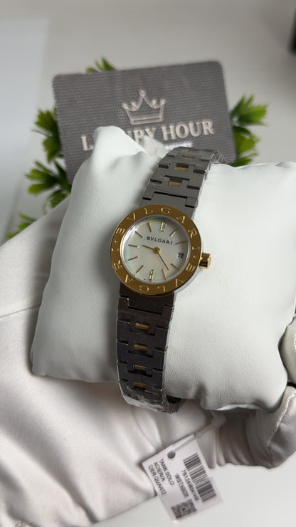 Yellow Gold Two Tone with White Dial.
