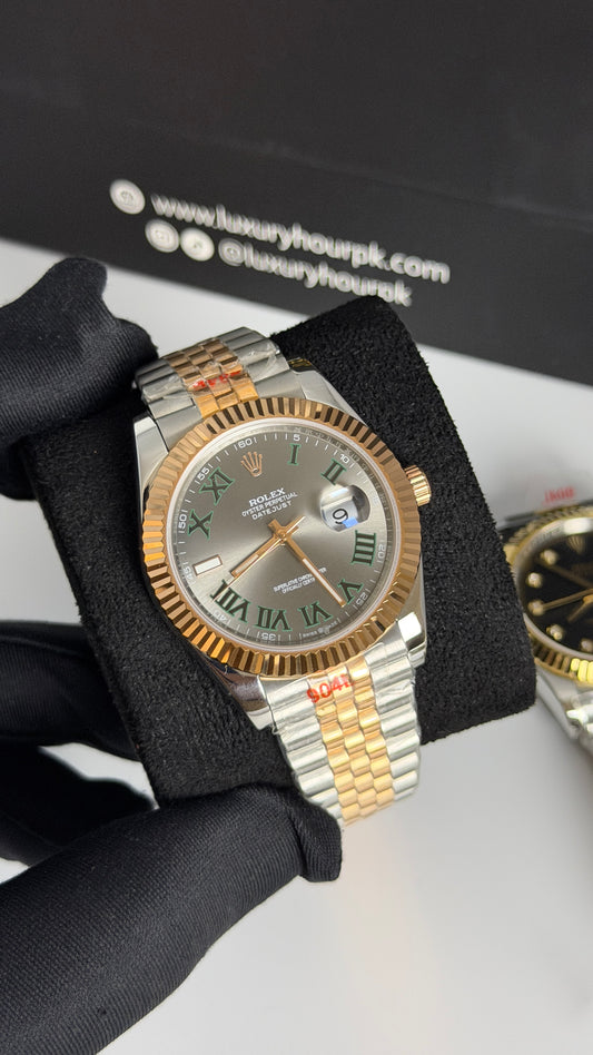 Rose Gold Two Tone with Wimbledon Dial
