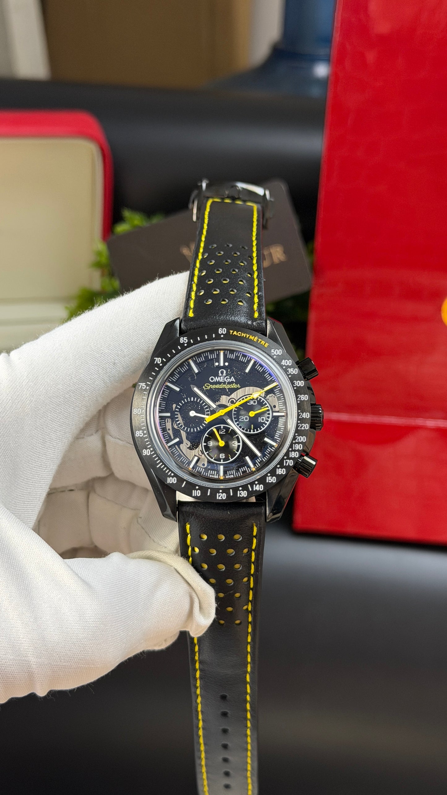 Black with Black Dial.