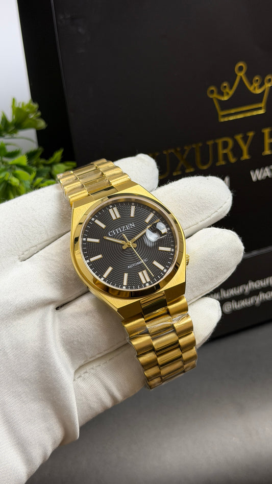 Yellow Gold with Black Dial🔥