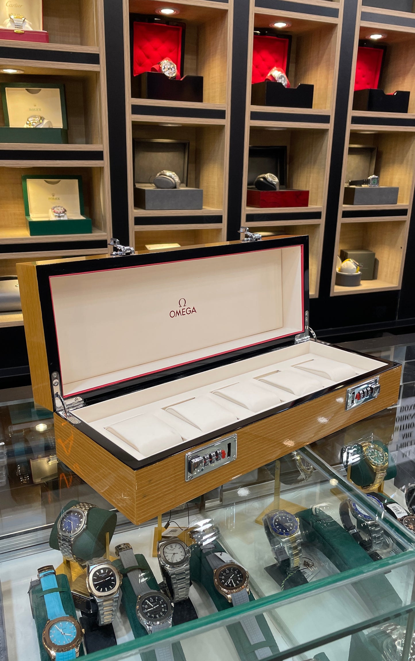 5-Slot Watch Briefcase
