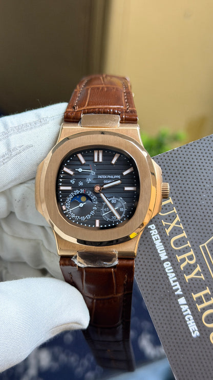 Rose Gold with Grey Dial.