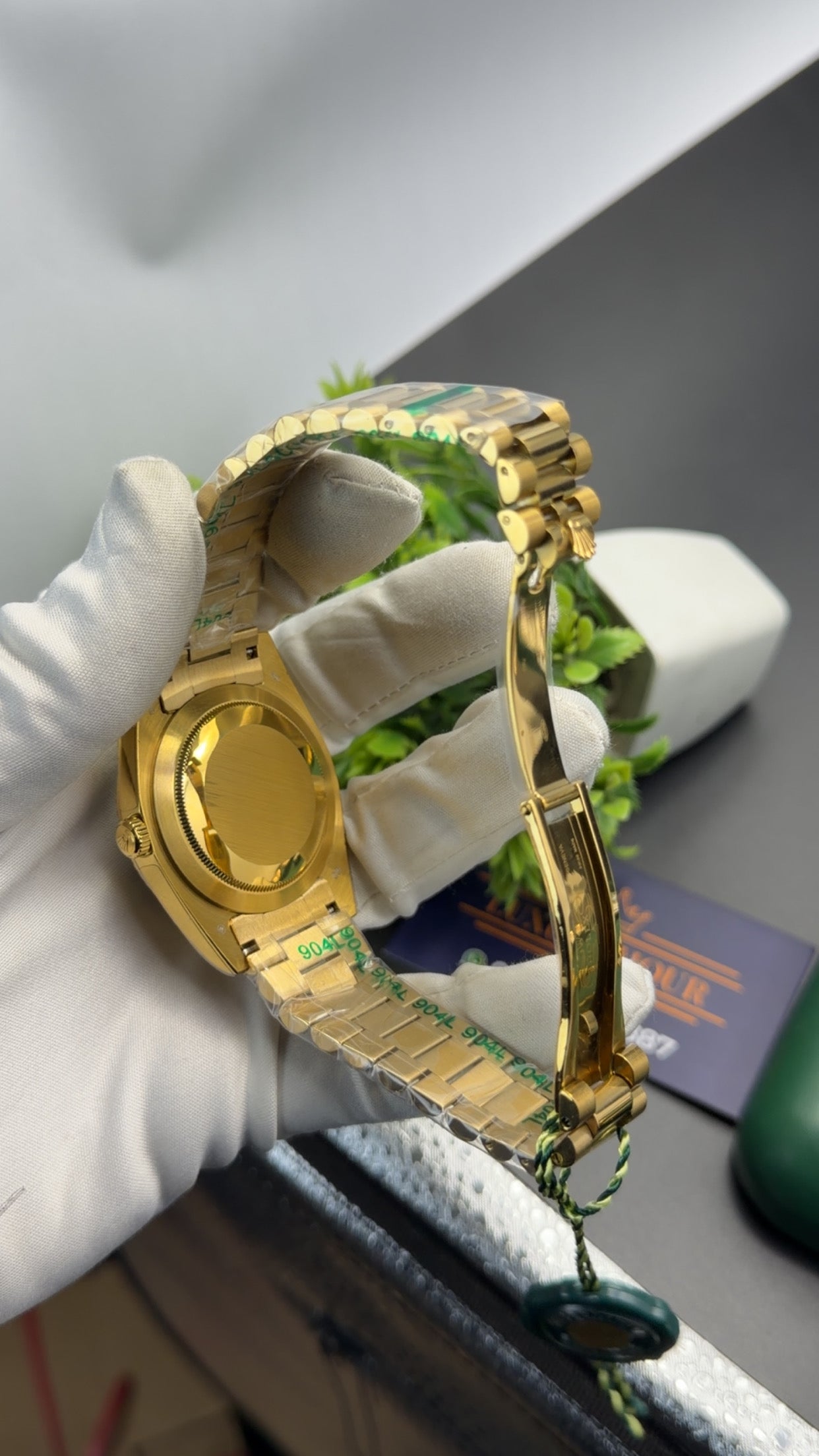 Yellow Gold with Black dial🔥