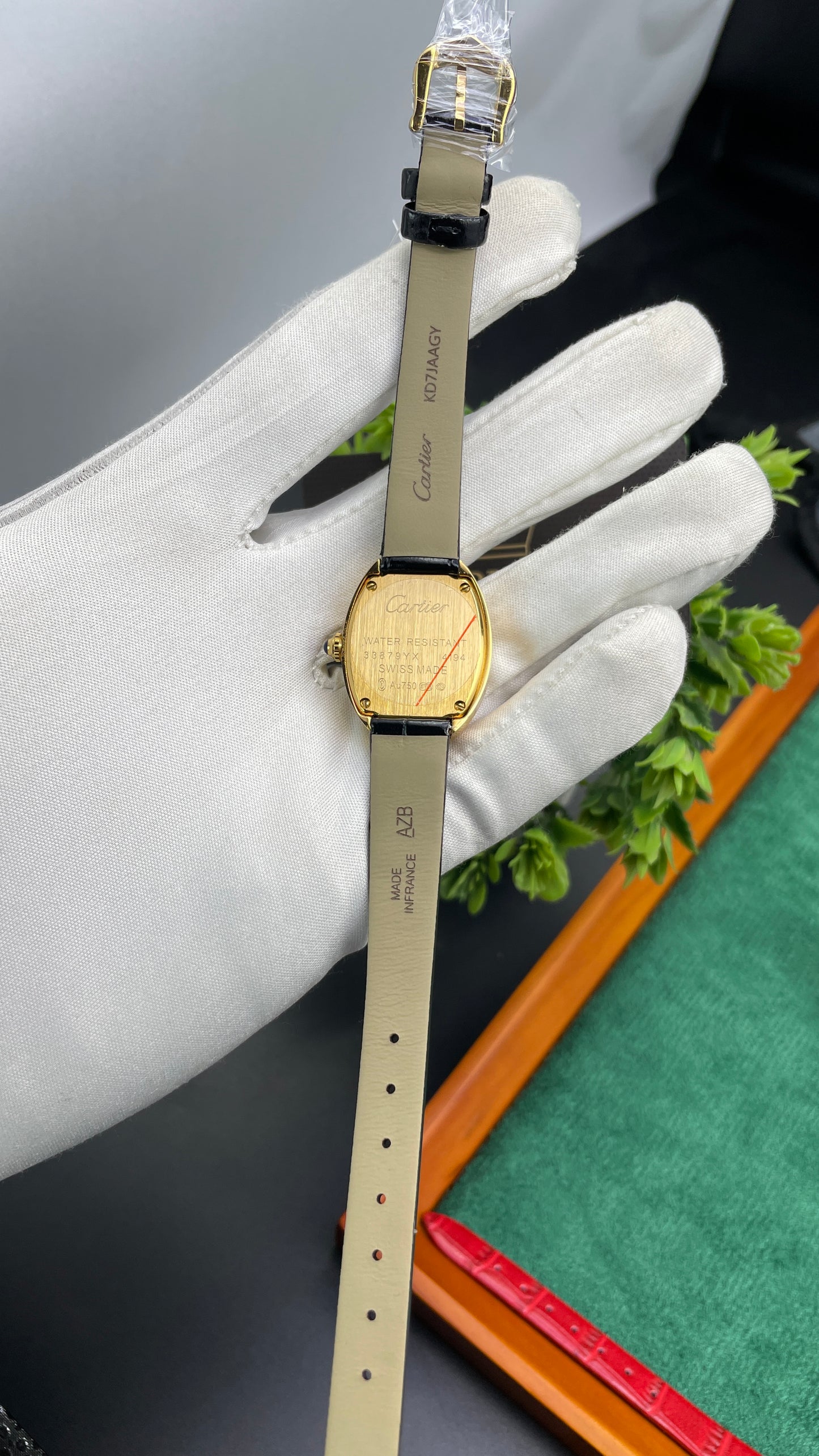 Yellow Gold with Black Strap🔥