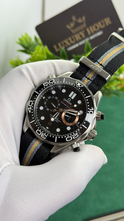 Silver with Black Dial.