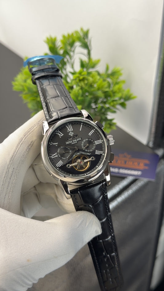 Silver with black dial 🔥