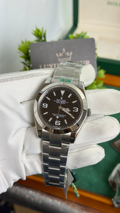 Silver with Black Dial🔥