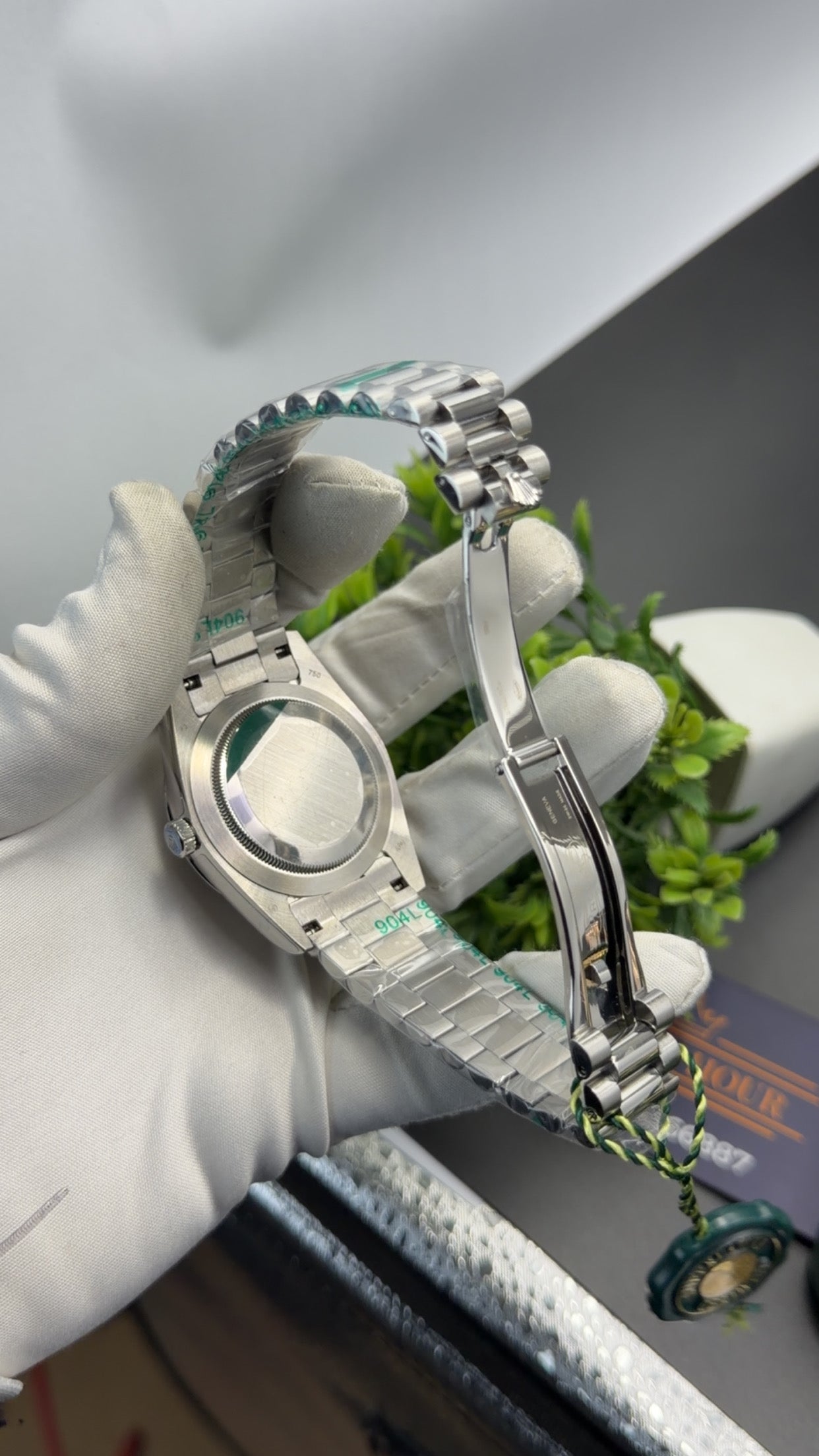 Silver with Blue dial🔥