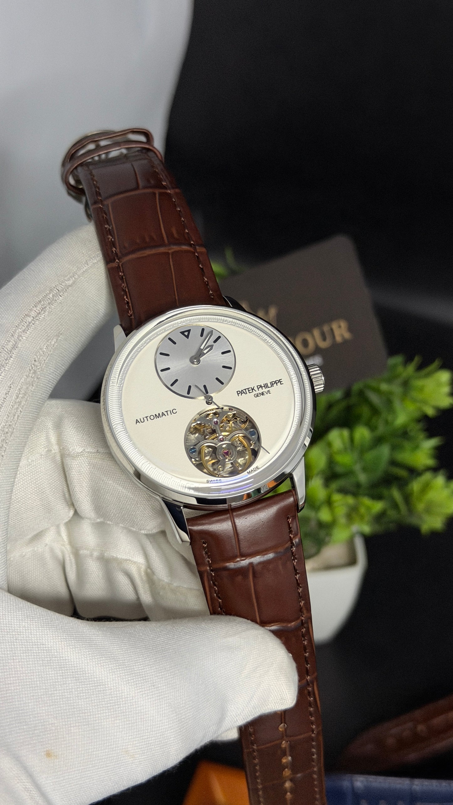 Silver with White Dial🔥