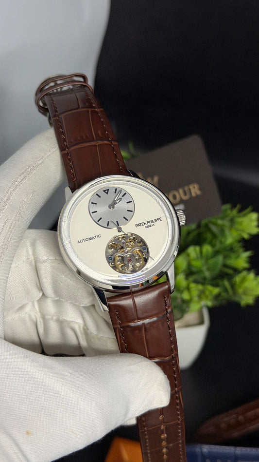 Silver with White Dial🔥