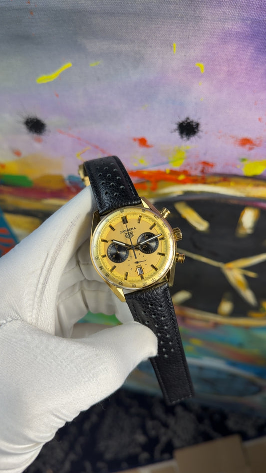 Yellow gold with gold dial