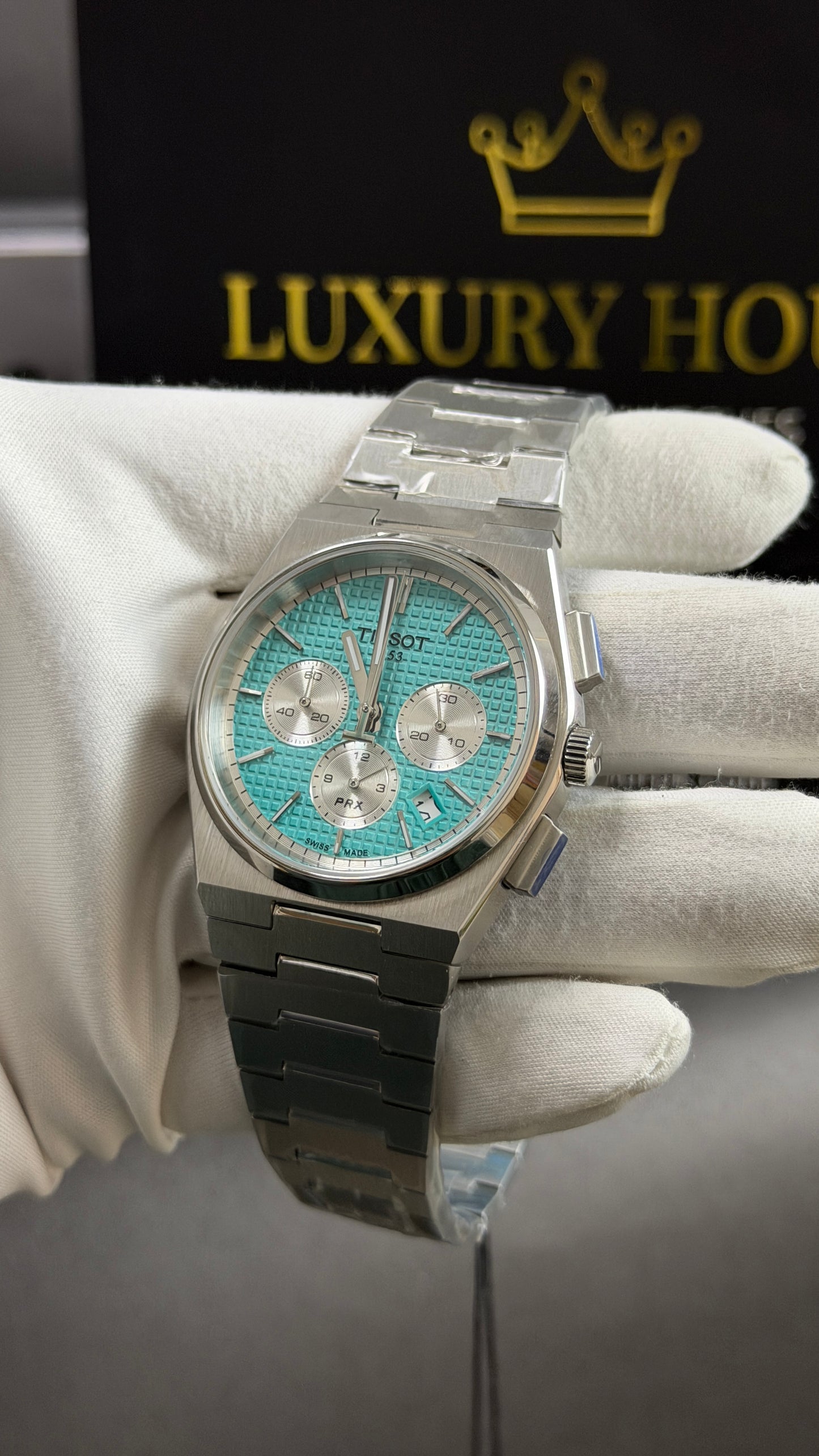 Silver with Tiffany Dial.