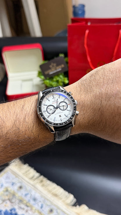 Silver with White Dial.