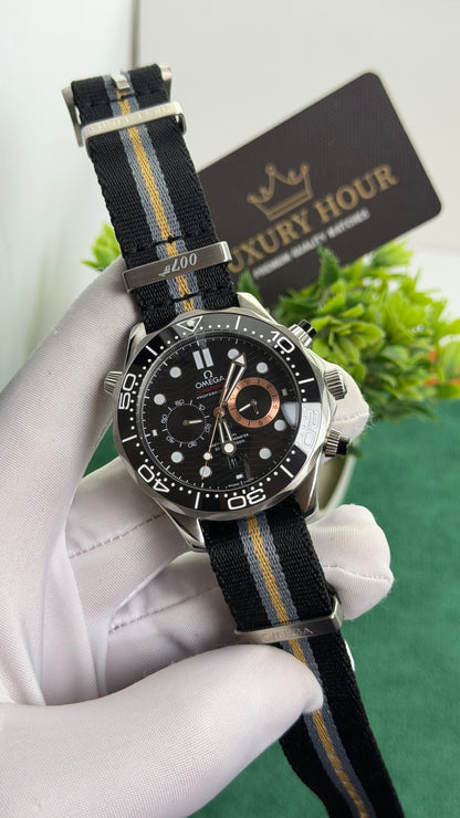 Silver with Black Dial.